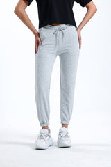Kar Melanj Lastikli Jogger Eşofman Altı