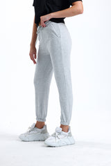 Kar Melanj Lastikli Jogger Eşofman Altı