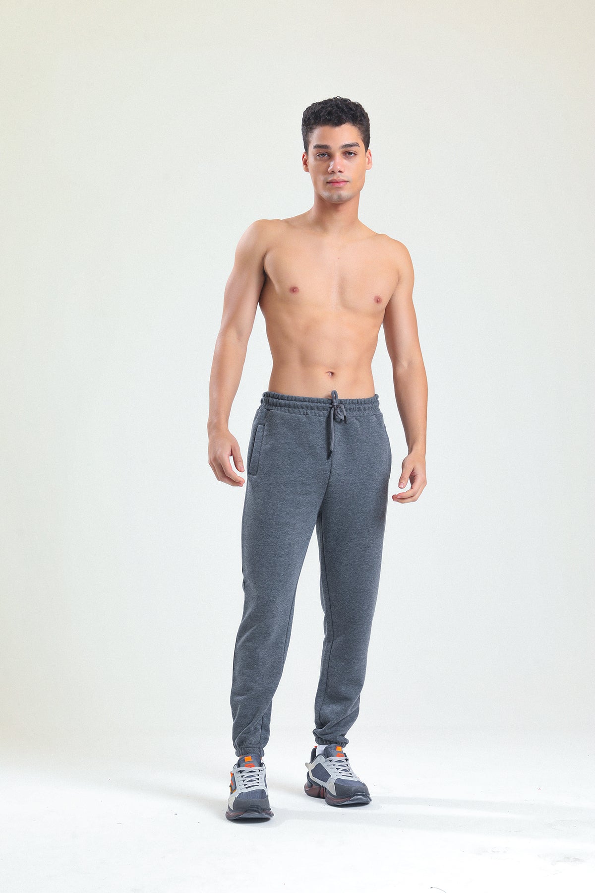 Antrasit Melanj Jogger Eşofman Altı