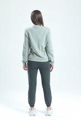 Haki Lastikli Jogger Eşofman Altı