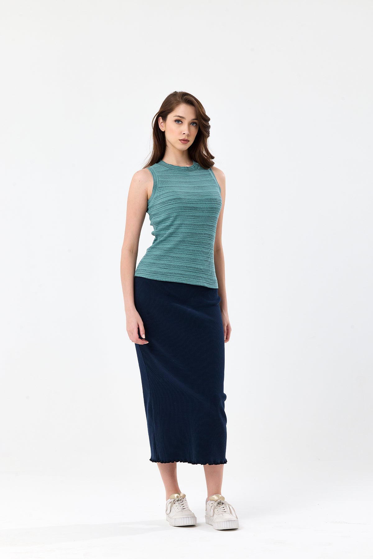 Çağla Bisiklet Yaka Fitilli Atlet