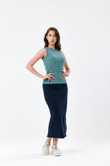 Çağla Bisiklet Yaka Fitilli Atlet