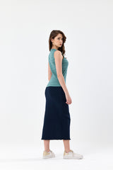 Çağla Bisiklet Yaka Fitilli Atlet