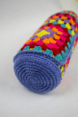 Çok Renkli Örgü Tığ İşi Çanta